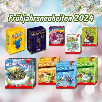 Frühjahrsneuheiten 2024 - Amigo Spiele