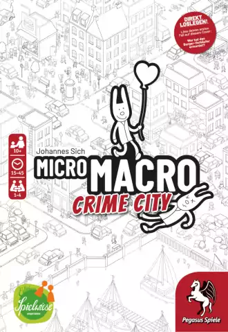 MicroMacro: Crime City von Edition Spielwiese / Pegasus Spiele ist Spiel des Jahres 2021